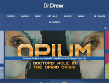 Tablet Screenshot of drdrew.com